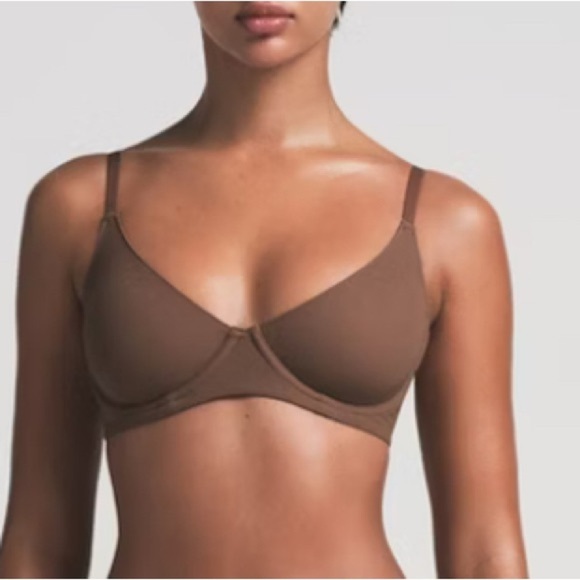 New SKIMS Unlined Demi Bra. Oxide. 38A - Picture 6 of 6